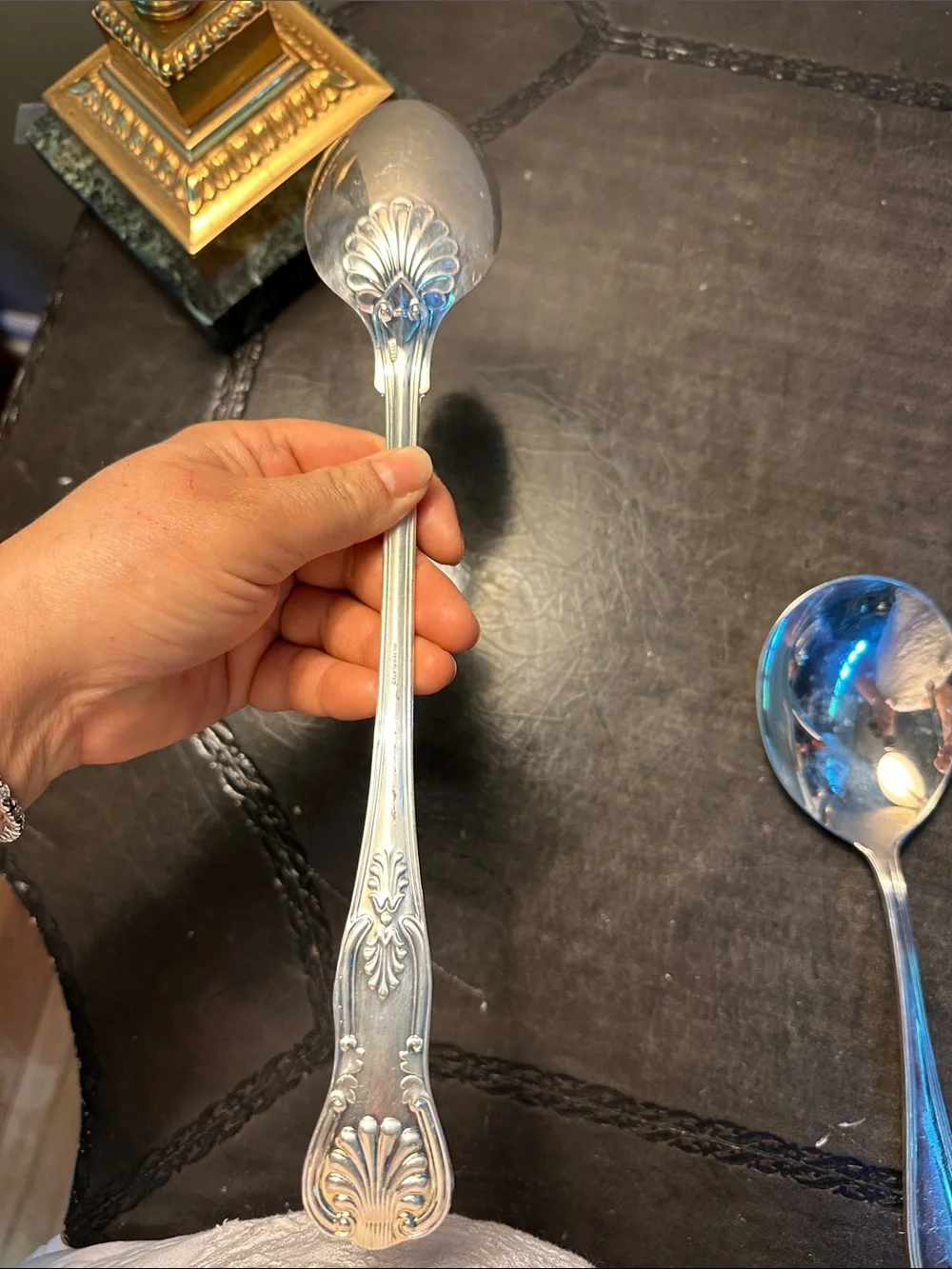 Silver plated Serving Spoons - Classic Ornate and Plain Designs made in Italy 🇮🇹